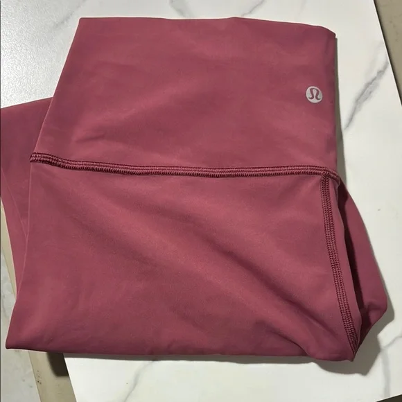 lululemon athletica Pink / maroon Leggings size 12 - Picture 1 of 4